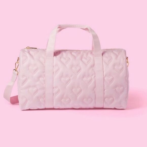 Stoney Clover Lane Handbags - Stoney Clover Lane x Target Pink Heart Duffle Weekender Bag